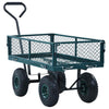 Vidaxl tuinwagen 250 kg groen