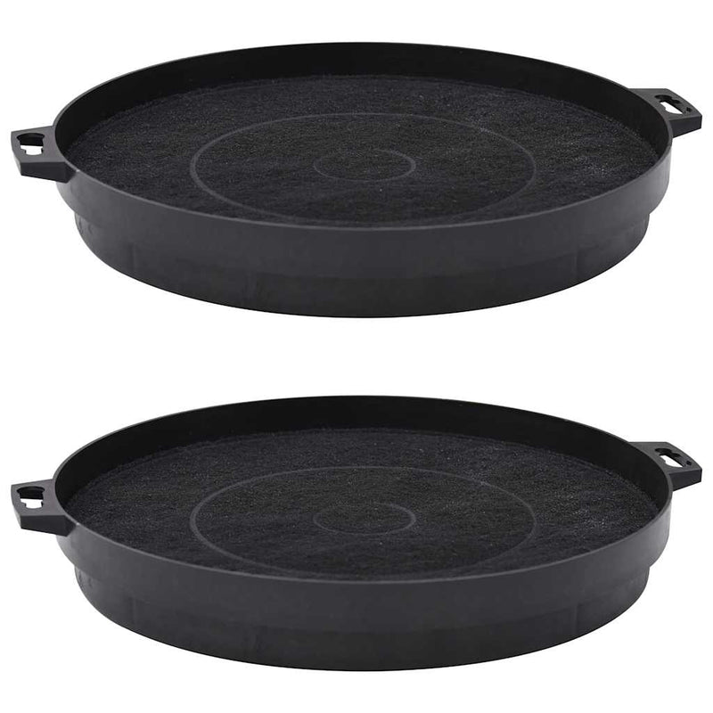 Filtros de carbono de Vidaxl para la campana extractor 2 PCS 210 mm
