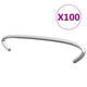 Vidaxl Gabion Hooks 100 St 10 cm Acciaio zincato