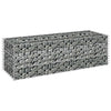 Vidaxl Gabion Planter elevado 90x30x30 cm de acero galvanizado