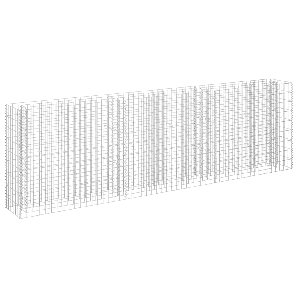 Vidaxl Gabion Fiorter ha raccolto 270x30x90 cm in acciaio zincato