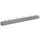 Vidaxl Gabion Planning Box elevada 450x30x30 cm de acero galvanizado