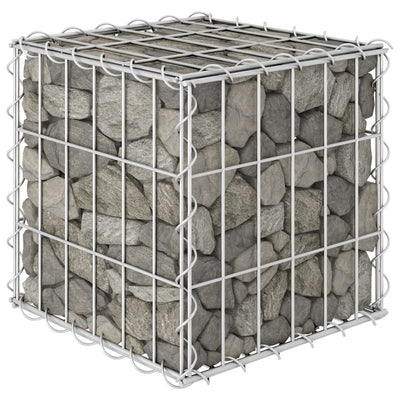 Vidaxl gabion plantenbak verhoogd kubus 30x30x30 cm staaldraad