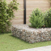Cubo elevado de Vidaxl Gabion Plantador 40x40x40 cm de acero alambre