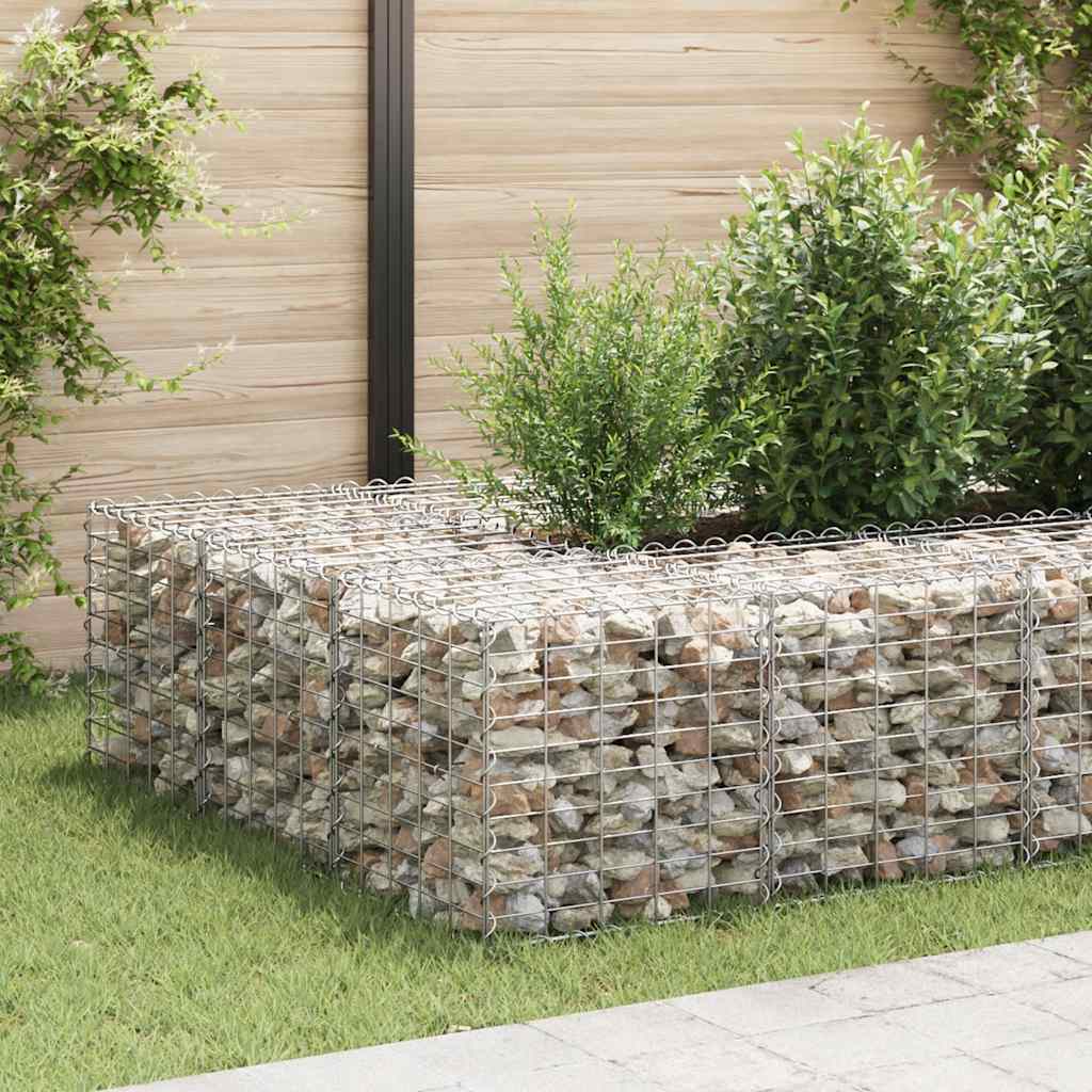 Cubo del cubo di Gabion Vidaxl Cubo 5x50x50 cm