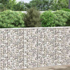 Vidaxl gabion plantenbak trapezium 80x20x100 cm gegalvaniseerd staal
