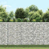 Vidaxl Gabion Planning Trapezoid de acero galvanizado 100x20x100 cm