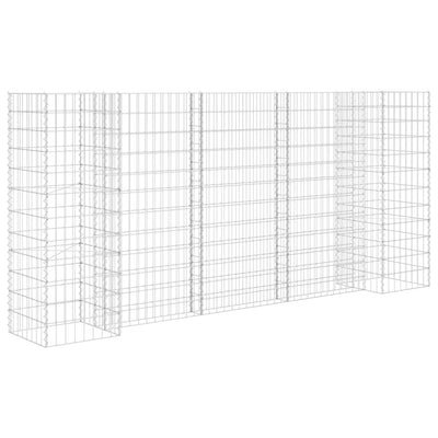 Filo acciaio a forma di H a forma di fiotrice Gabion Vidaxl