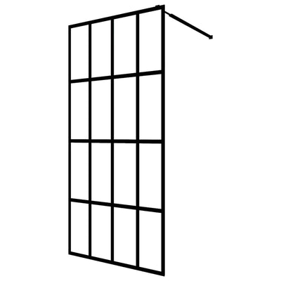 Vidaxl Walk -In Doccia parete 90x195 cm in vetro temperato trasparente