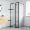 Vidaxl Walk -In Doccia parete 100x195 cm in vetro temperato trasparente