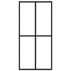Vidaxl inloopdouchewand 80x195 cm mat gehard glas