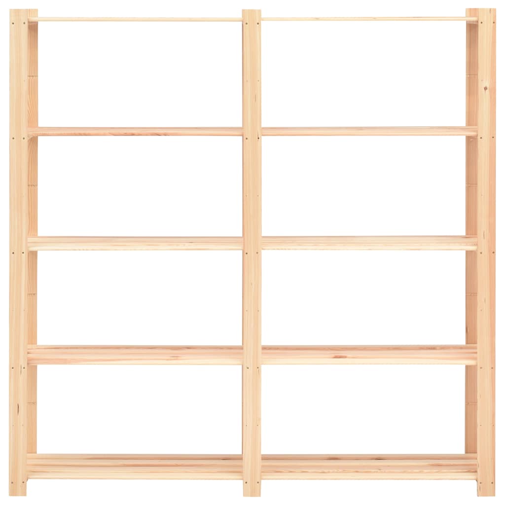 Vidaxl Storage Rack a 5 strati 170x38x170 cm pino solido 500 kg