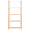 Vidaxl Storage Rack a 5 strati 80x38x170 cm pino solido 250 kg