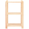 Vidaxl Storage Rack 3 capas 60x38x90 cm de pino sólido 150 kg