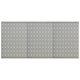 Vidaxl Hakepanel Murned 3 PCS 40x58 cm de acero