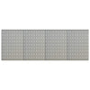 Vidaxl Gaartjenspanelen Wall -montato 4 pezzi 40x58 cm in acciaio