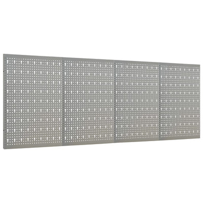 Vidaxl Gaartjenspanelen Wall -montato 4 pezzi 40x58 cm in acciaio
