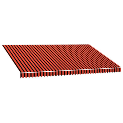 Vidaxl Laifeldoek 500x300 cm tela arancione e marrone