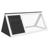 Vidaxl Rabbit Loft Wood Gray