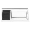 Vidaxl Rabbit Loft Wood Gray