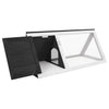 Vidaxl Rabbit Loft Wood Gray
