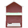 Vidaxl Chicken Coop 170x81x110 cm Pine Pine Mokka