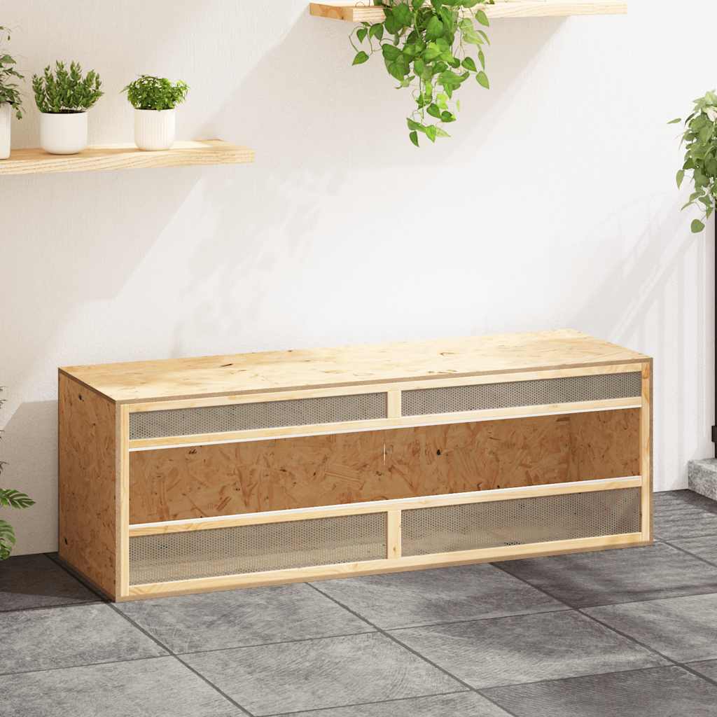 Vidaxl Terrario 144x46x48 cm de madera procesada