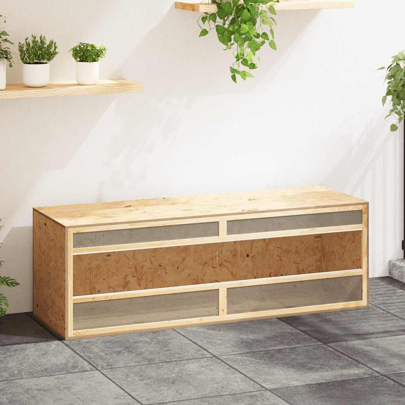 Vidaxl Terrario 144x46x48 cm de madera procesada