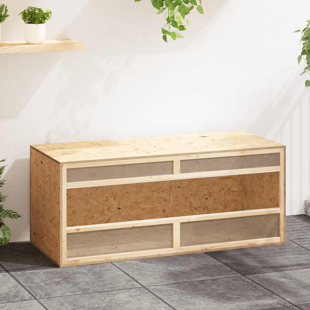 Vidaxl Terrario 120x50x50 cm de madera procesada