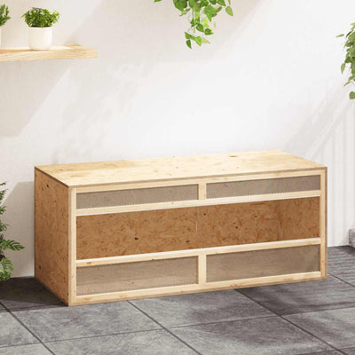 Vidaxl Terrarium 120x50x50 cm Legno trasformato