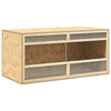 Vidaxl Terrario 100x47x47 cm de madera procesada