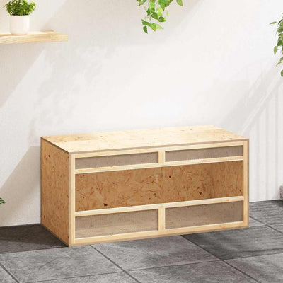 Vidaxl Terrarium 100x47x47 cm Legno trasformato