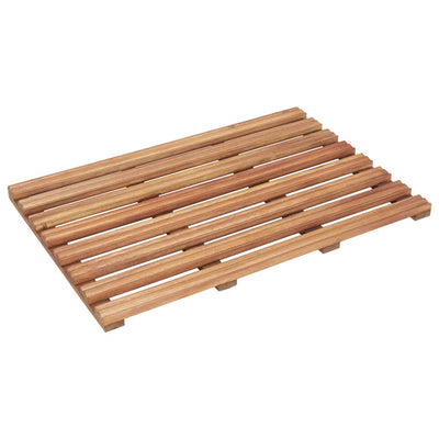 Mats de baño Vidaxl 2 PCS ACACIA SOLIDA MADERA 56X37 CM
