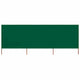 Vidaxl Windshield 3 panels 400x80 cm Fabric green