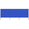 VIDAXL MODO DEL MODO 3 PANNELLI 400X80 CM Blu Azure Blu