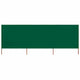 VidaXL Windshield 3 panels 400x160 cm Fabric green