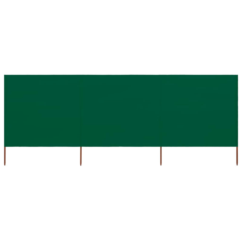 Vidaxl windscherm 3-panelen 400x160 cm stof groen