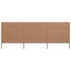 Parabrisas Vidaxl 3 paneles 400x160 cm Taupe de tela