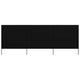 Vidaxl windscherm 3-panelen 400x160 cm stof zwart