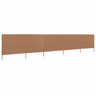 VIDAXL MODO DEL CARATTURA 5 PANNELLI 600X80 CM TAUPE