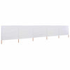 Vidaxl Paradone 5 pannelli 600x120 cm tessuto bianco