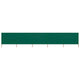VidaXL Windshield 5 panels 600x120 cm fabric green