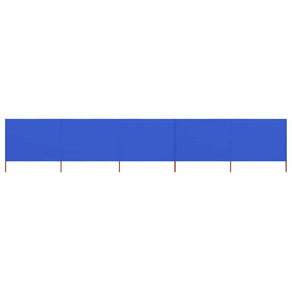 Vidaxl Paradone 5 pannelli 600x120 cm tessuto blu azzurro