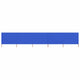 Vidaxl Paradone 5 pannelli 600x120 cm tessuto blu azzurro