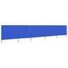 Parabrisas Vidaxl 5 paneles 600x120 cm tela azul azul