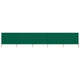 Vidaxl windscherm 5-panelen 600x160 cm stof groen