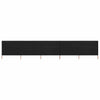 Vidaxl Paradone 5 pannelli 600x160 cm tessuto nero