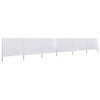 Parabrisas Vidaxl 6 paneles 800x160 cm de tela blanca