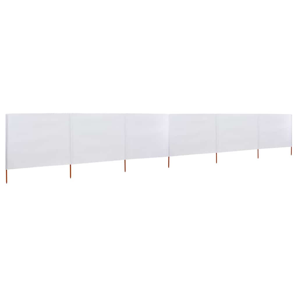 Parabrisas Vidaxl 6 paneles 800x160 cm de tela blanca