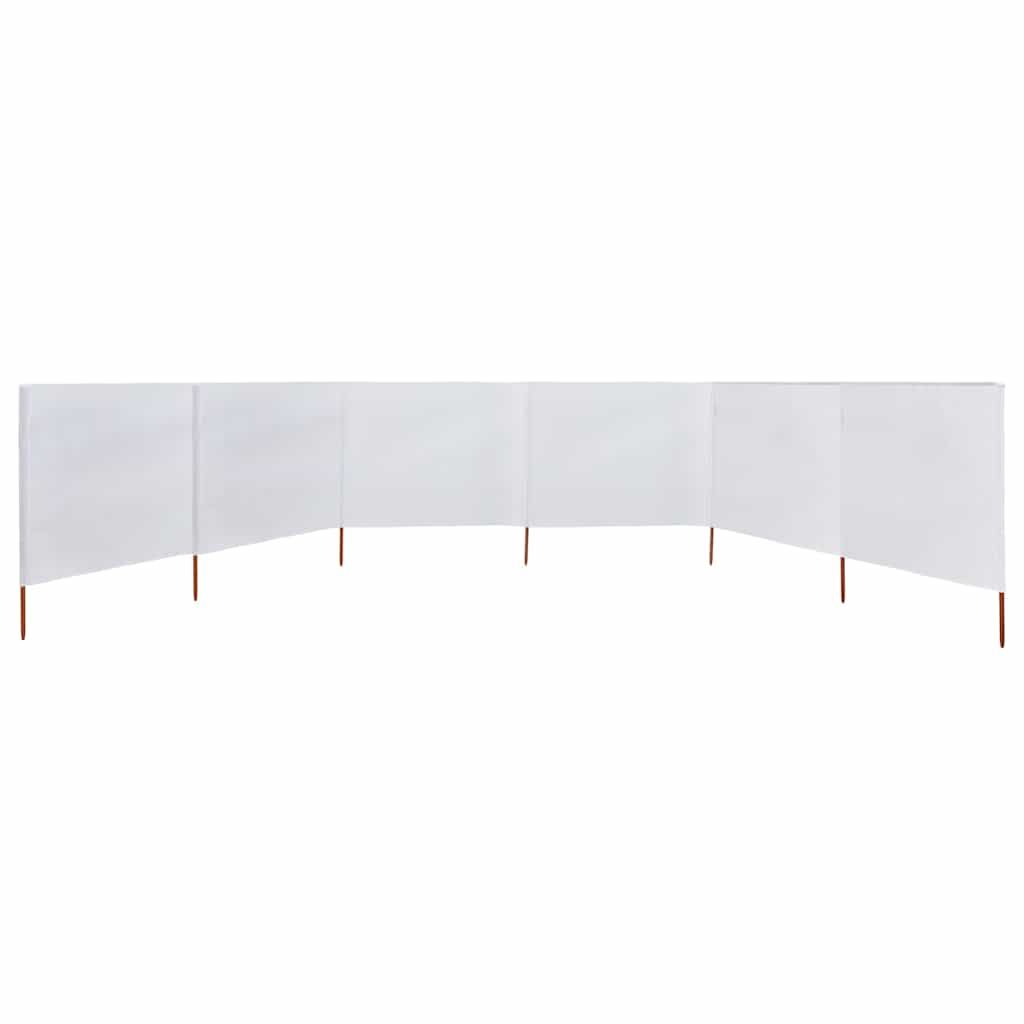 Parabrisas Vidaxl 6 paneles 800x160 cm de tela blanca